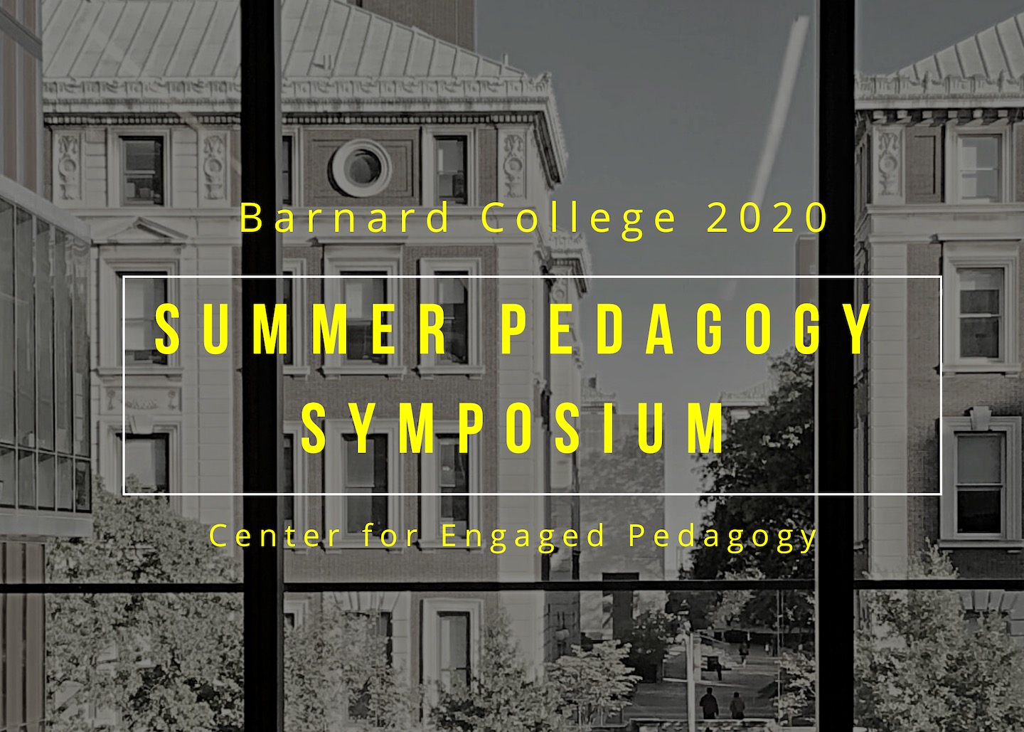 Summer Pedagogy Symposium Barnard College